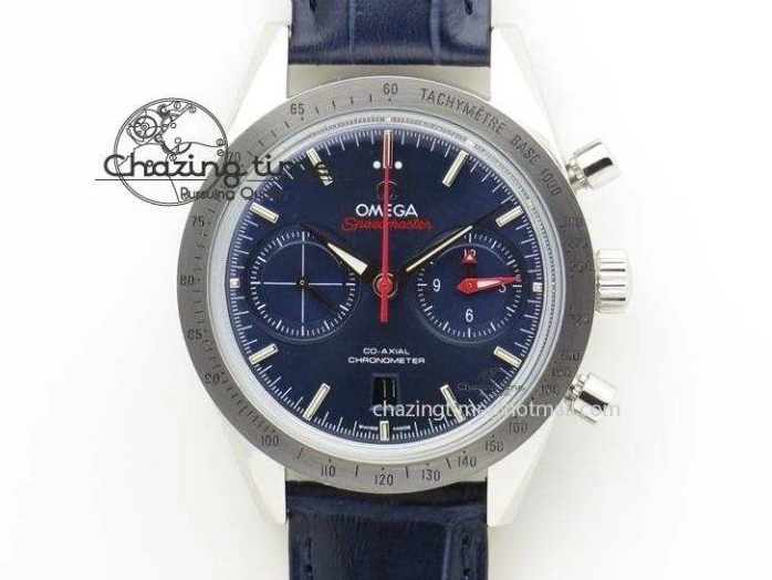 0424 FastDry Planet Ocean Master Chrono SS OM 1:1 Best Edition Black Dial On SS Bracelet A9900 V 8112